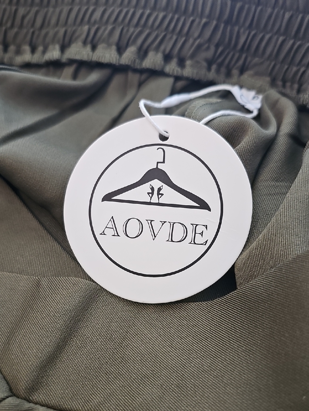 AOVDE Olive‎ Khaki Green Trouser. NWT Size 20. Comfy And Soft Big Pockets.